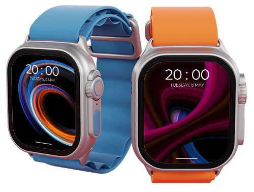 Apple Watch Ultra 2 – Titanium Case with Ocean Band